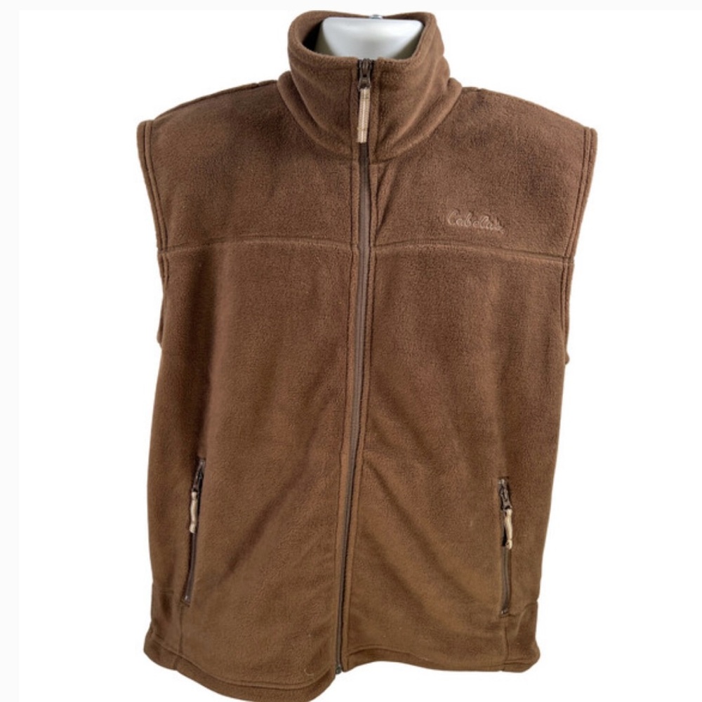 Cabela's Brown Fleece Vest